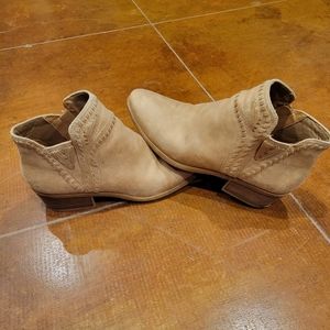 Womens tan booties